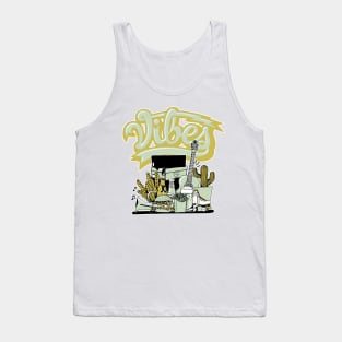 Vibes Jade Horizon Sneaker Art Tank Top